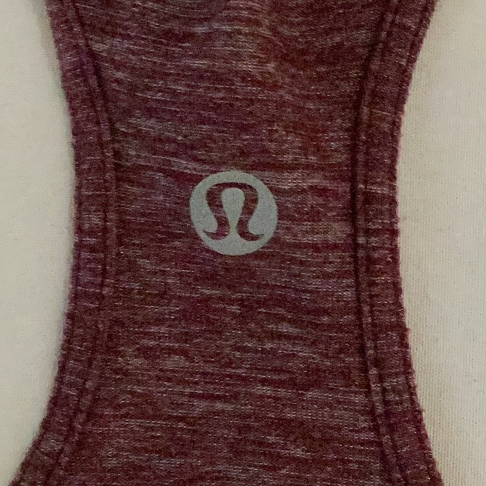 Lululemon Elegant Maroon Racerback Tank Top - Picture 3 of 3